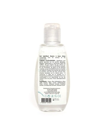 Lubrifiant à base d'eau 100% naturel Neutre 90 ml - SEZ090