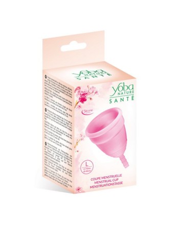 Coupe menstruelle rose taille L  Yoba Nature - CC5260042050