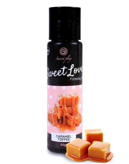 2 en 1 Gel de massage et lubrifiant caramel 100% comestible - SP6751