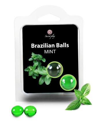 Boules de massage Brésiliennes menthe - BZ3858