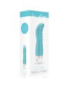 Vibromasseur avec strie turquoise point G multivitesse - LOV005TUR