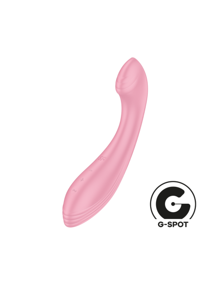 Vibromasseur G spot rose, vibrations fortes G-Force Satisfyer - CC597835