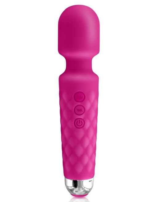 Vibromasseur wand rose 20 vitesses USB - CC5310500050