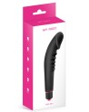 Vibromasseur stimulateur réaliste point G noir silicone 7 vitesses - CC5740100010