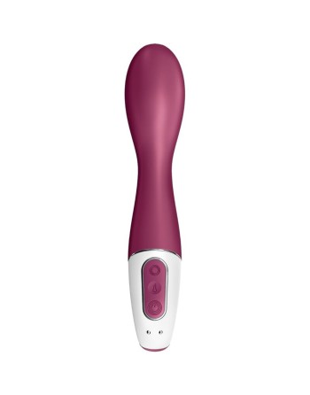 Vibromasseur point G chauffant connecté USB rouge Hot Spot Satisfyer - CC597782