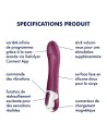 Vibromasseur chauffant connecté USB rouge Big Heat Satisfyer - CC597784