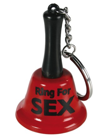 Cloche rouge porte clefs Ring For Sex - R700088