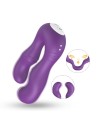 Vibromasseur Violet en forme de U double tête stimulateur point G - USK-V07PUR