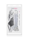 Gode jelly transparent ventouse taille XL 22cm - CC570125