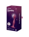 Gode ventouse silicone rouge Double Ball-R Satisfyer - CC597842