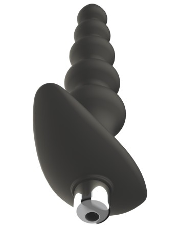 Plug anal vibrant noir en silicone - WS-NV529