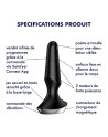 Plug anal vibrant connecté USB ilicious 2 Noir Satisfyer - CC597283