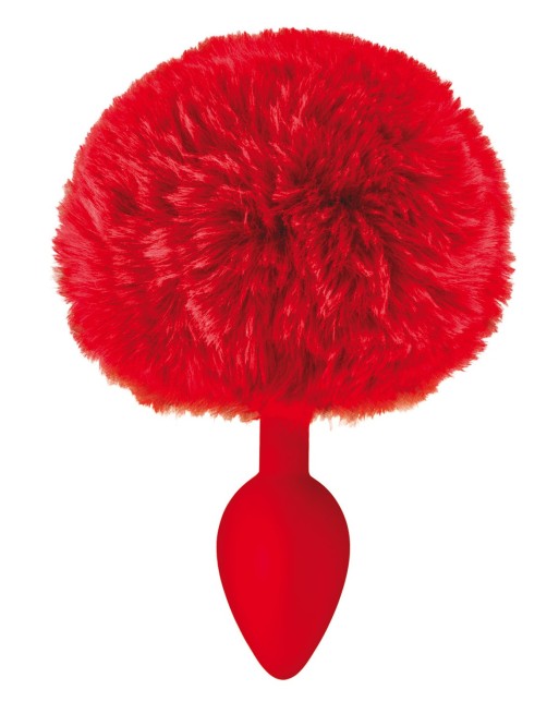 Plug anal pompon rouge - CC5700910030