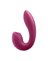 2 en 1 Vibromasseur point G avec stimulateur clitoris connecté USB rouge Sunray Satisfyer - CC597807