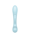 2 en 1 Rabbit point G avec stimulateur de clitoris et Wand Bleu USB Triple Oh Satisfyer - CC597813