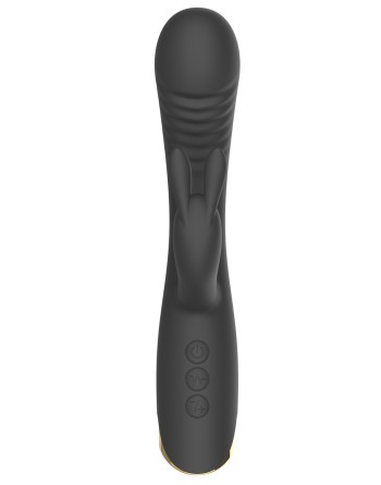 Vibromasseur triple stimulation très puissant noir USB - WS-NV062BLK