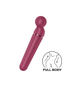 Vibromasseur wand rouge USB 60 vibrations Planet Wand-er Satisfyer - CC597844