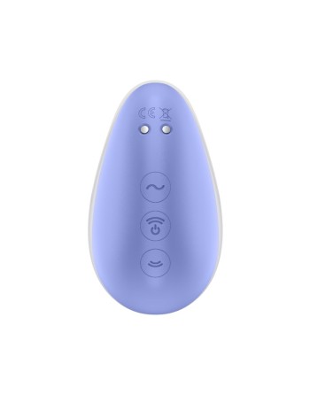 Stimulateur clitoridien par onde de pression sans contact et par vibration USB violet et rose, Pixie Dust Satisfyer - CC597836