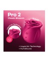 Stimulateur de clitoris rose par ondes de pression ou sans contact Pro 2 Classic Blossom Satisfyer - CC597840