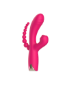 Vibromasseur triple stimulation USB rose Snappy Bunny - WS-NV062CPNK