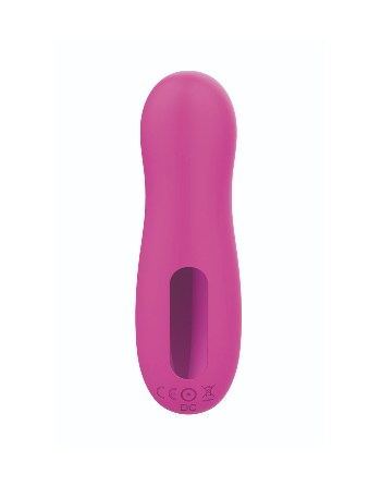 Stimulateur de clitoris par vibrations sur membrane rechargeable USB rose 10 Vitesses De Voyage - ZK003CPNK