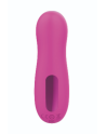 Stimulateur de clitoris par vibrations sur membrane rechargeable USB rose 10 Vitesses De Voyage - ZK003CPNK