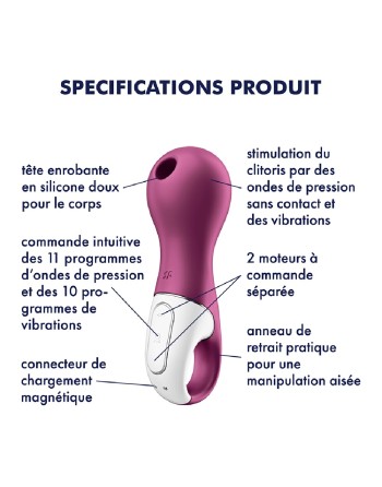 Stimulateur clitoridien Air Pulsé Lucky Libra Satisfyer - CC597764