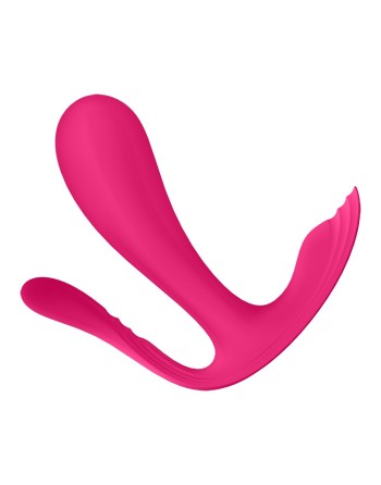 3 en 1 Vibromasseurs et stimulateur clitoridien rose connecté Top Secret  Satisfyer - CC597755