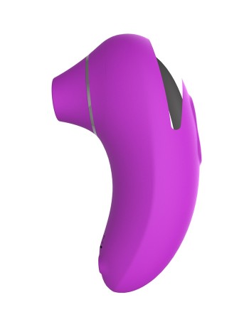 Vibromasseur clitoridien par embout de vibrations sur membrane violet USB - WS-NV053PUR