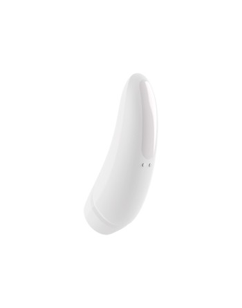 Stimulateur clitoridien connecté blanc Curvy 1 Satisfyer - CC5972390020