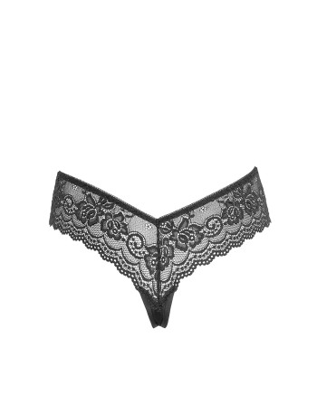 String en dentelle florale noire - R2322218