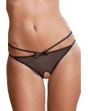 Panty ouvert noire Femme Fatale - REN1047-BLK