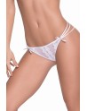 String blanc élégant triple lanières - MAL101WHT