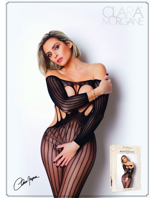 Bodystocking manches longues seins nus - Le Numéro 5 - Collection Bodystocking - CM99005