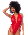 Body string en dentelle rouge - MAL8905RD