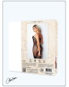 Bodystocking résille noire avec fine bretelles - Le Numéro 6 - Collection Bodystocking - CM99006